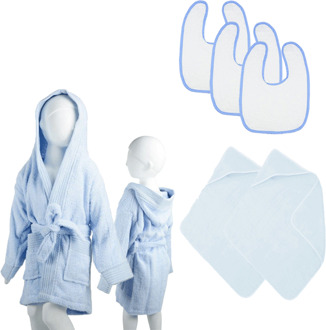 The One Towelling 5-Delig The One Babypakket Light Blue-98/110 - 98/110