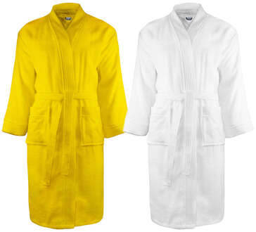 The One Towelling Badjas zonder capuchon 2XL/3XL Geel