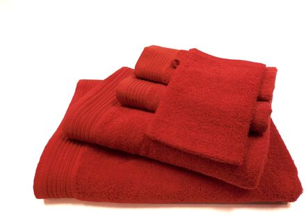 The One Towelling Basic pakket badtextiel 450 gram Rood - 18 stuks