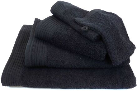 The One Towelling Deluxe pakket badtextiel 550 gram Zwart - 18 stuks