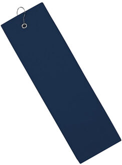 The One Towelling Effen vochtafvoerende golfhanddoek - maat One size Blauw