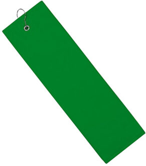 The One Towelling Effen vochtafvoerende golfhanddoek - maat One size Groen