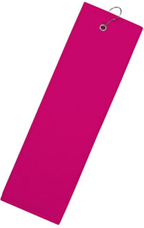 The One Towelling Effen vochtafvoerende golfhanddoek - maat One size Roze