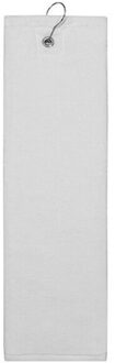 The One Towelling Effen vochtafvoerende golfhanddoek - maat One size Wit