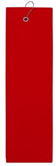 The One Towelling Effen vochtafvoerende golfhanddoek Rood - One size