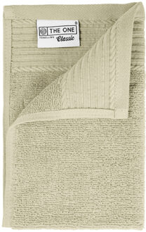 The One Towelling Gastendoek 30 X 50 Cm Creme Wit