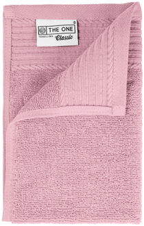The One Towelling Gastendoek 30 X 50 Cm Licht Roze
