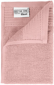 The One Towelling Gastendoek 30 X 50 Cm Zalm Roze