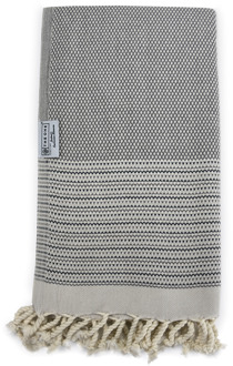 The One Towelling Hamamdoek Exclusive 90 X 170 Cm Storm Front/antraciet/wind Chime