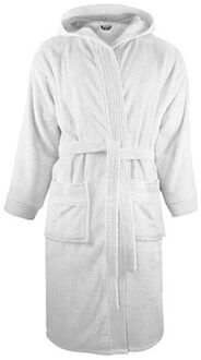 The One Towelling Kapjurk voor volwassenen - maat L / XL Wit
