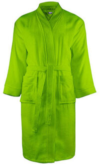 The One Towelling Klassieke badjas voor volwassenen Groen - S / M