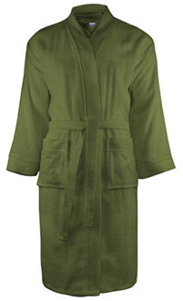 The One Towelling Klassieke badjas voor volwassenen - maat L / XL Groen
