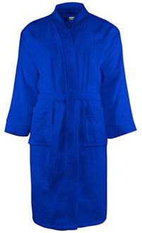 The One Towelling Klassieke badjas voor volwassenen - maat S / M Blauw