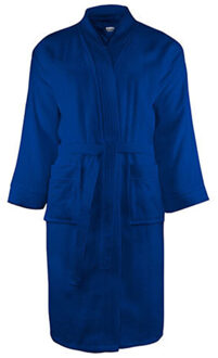 The One Towelling Klassieke badjas voor volwassenen - maat S / M Blauw