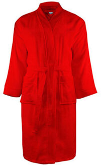 The One Towelling Klassieke badjas voor volwassenen - maat S / M Rood