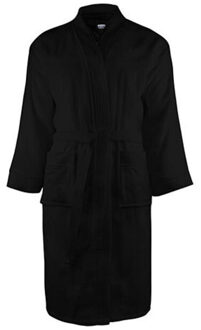 The One Towelling Klassieke badjas voor volwassenen Zwart - S / M