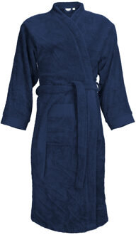 The One Towelling The One Badstoffen Badjas zonder capuchon Navy S/M