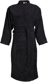 The One Towelling The One Badstoffen Badjas zonder capuchon Zwart XXL/3XL