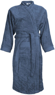 The One Towelling The One Classic Badjas zonder capuchon 340 gram Denim Faded-2XL/3XL - 2XL/3XL