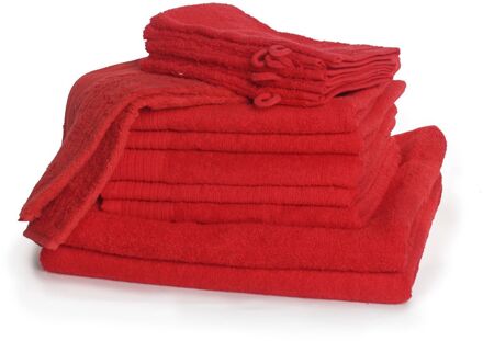 The One Towelling The One Familie Voordeelpakket Rood - 12 stuks
