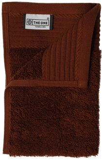 The One Towelling The One Gastendoek 30x50 cm 500 gram Bruin