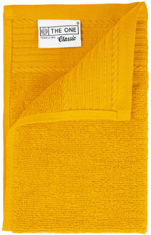 The One Towelling The One Gastendoek 30x50 cm 500 gram Gold Yellow Honey Yellow