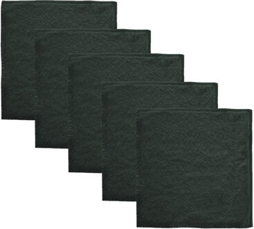 The One Towelling The One Gastendoek 450 gram 30x30 cm Antraciet (5 stuks)