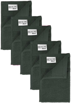 The One Towelling The One Gastendoek 500 gram 30x50 cm Antraciet (5 stuks)