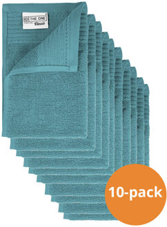The One Towelling The One Gastendoek petrol 10 stuks - 30x50 cm