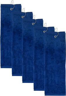 The One Towelling The One Golfhanddoek 40x50 cm 450 gram Navy (5 stuks) Donkerblauw
