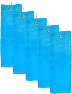 The One Towelling The One Golfhanddoek 40x50 cm 450 gram Turquoise (5 stuks)