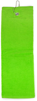 The One Towelling The One Golfhanddoek 450 gram Lime groen