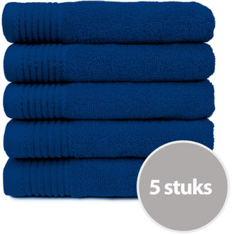 The One Towelling The One Handdoek 450 gram 50x100 cm Royal Blue (5 stuks) Blauw