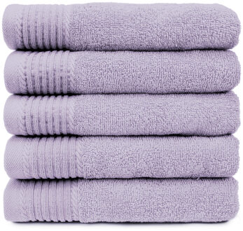 The One Towelling The One Handdoek 50x100 cm 450gram Lavender (5 stuks)