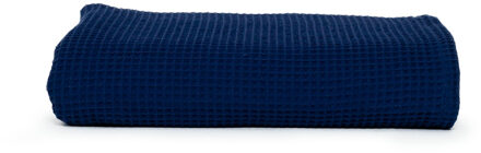 The One Towelling The One Hotel Wafel Handdoek 230 gr/m2 - 100 x 150 cm - Navy Blue - 100x150 cm