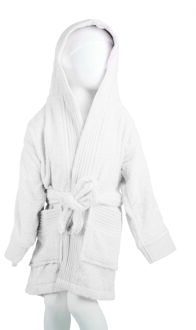 The One Towelling The One Kinder Badjas 340 gram Wit-152/164 - 152/164