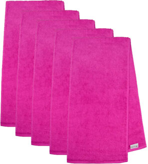 The One Towelling The One Sporthanddoek 30x130 cm 450 gram Magenta (5 stuks)