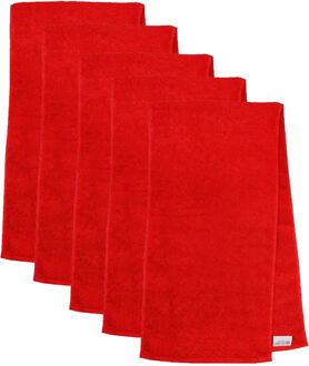 The One Towelling The One Sporthanddoek 30x130 cm 450 gram Rood (5 stuks)