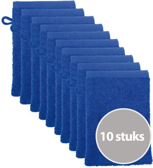 The One Towelling The One Voordeelpakket Washandjes Royal Blue - 10 stuks Blauw - 15x21 cm