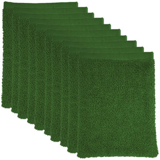 The One Towelling The One Washandjes Groen - 10 stuks - 15x21cm