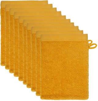 The One Towelling The One Washandjes Honey Yellow - 10 stuks - 15x21cm