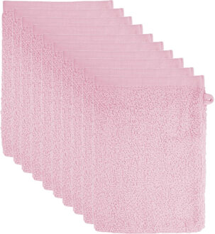 The One Towelling The One Washandjes Licht Roze - 10 stuks Salmon - 15x21 cm