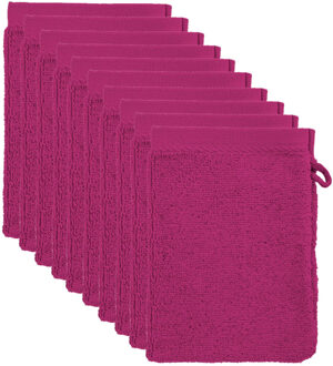 The One Towelling The One Washandjes Magenta - 10 stuks - 15x21 cm
