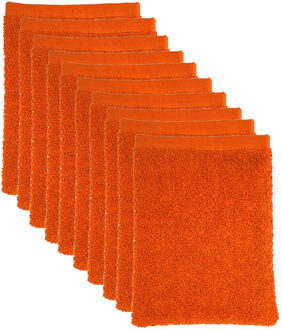 The One Towelling The One Washandjes Oranje - 10 stuks - 15x21 cm