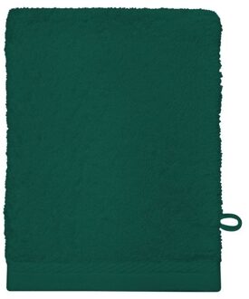 The One Towelling Washand 16 X 21 Cm Donker Groen