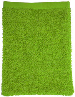 The One Towelling Washand 16 X 21 Cm Lime Groen