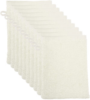 The One Voordeelpakket Washandjes Creme - 10 stuks