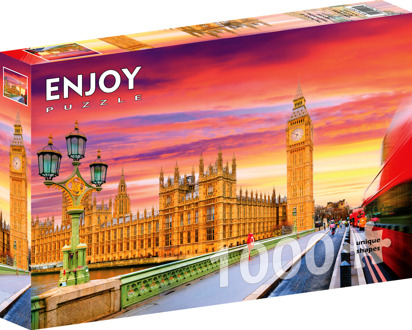The Palace of Westminster - London Puzzel (1000 stukjes)