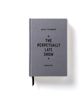 The Perpetually Late Show Undated Standard Planner - Brass Monkey