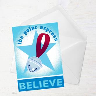 The Polar Express Believe Greetings Card - Giant Card